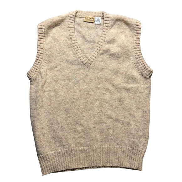 Carson Pirie Scott Other - Vintage‎ Carson's 70%wool Made in Italy vest | Grandpacore Quiet Luxury Oatmeal